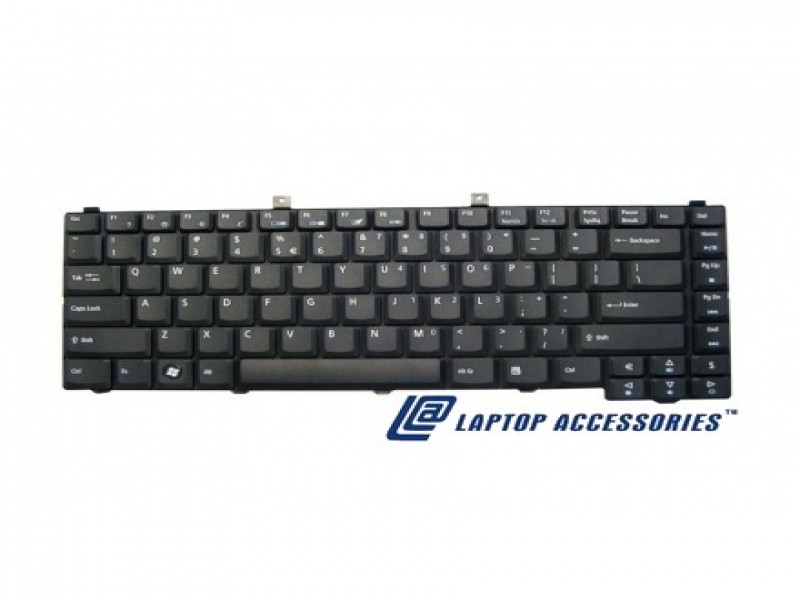 Lasa Replacement Laptop Keyboard for Acer Aspire 5100, 5500, 5610 & 3100 Series - 88-Key, Black