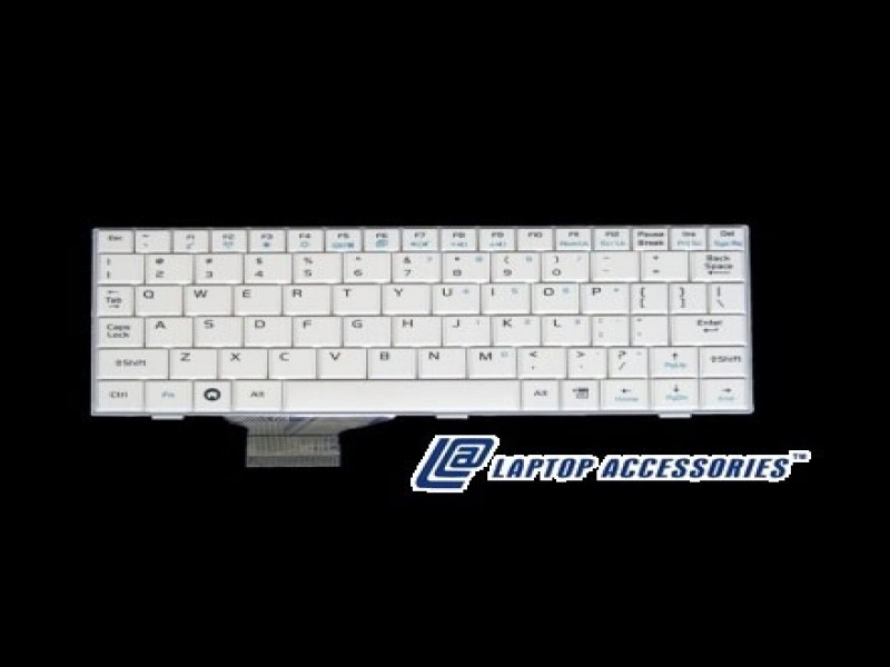 Replacement Keyboard for ASUS Eee PC 700, 701, 900 & 901 - 80-Key, White