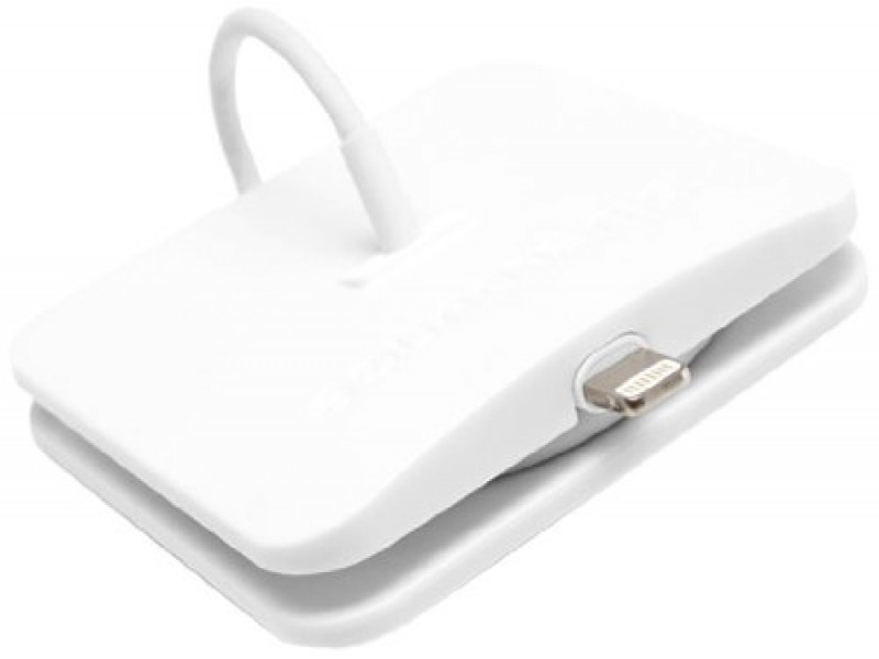 Bluelounge Rolio Dock & Wall Charger, White - Lightning Cable Manager for iPhone