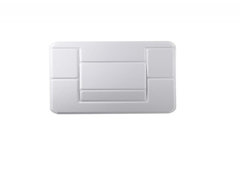 Invisible Laptop Stand, White - Adhesive Foldable Kickstand