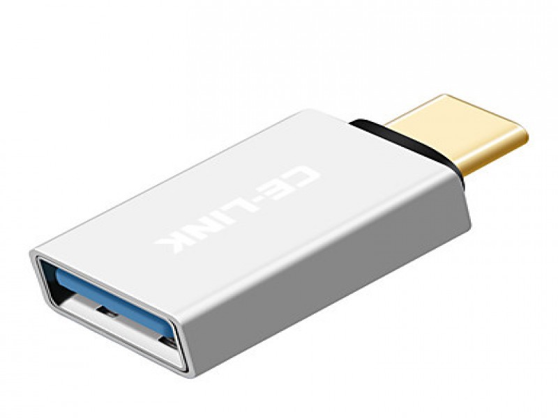 CE-LINK USB 3.0 to USB-C OTG Adapter - Connect Keyboards & Flash Drives to Phones