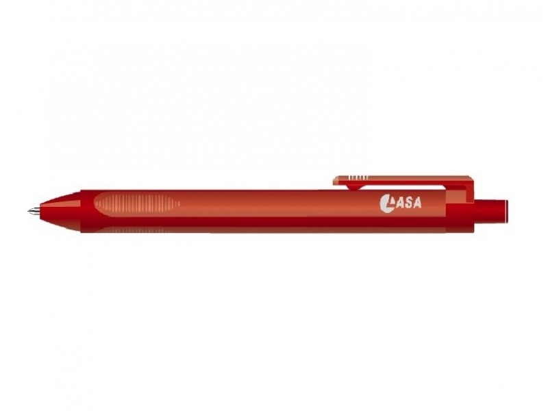 Retractable Gel Pens, 0.7mm, Red Ink - Box of 40, Smooth Writing with Comfort Grip