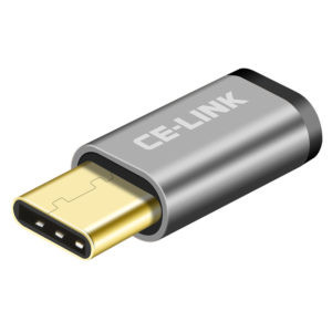 USB-C to Micro USB Adapter - Reversible, Use Micro USB Cables to Charge & Sync USB-C Devices