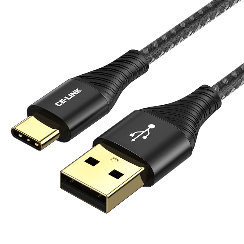 CableCreation Braided USB-C to USB-A Charging Cable, 1.2m - 3A Quick Charge, 480Mbps