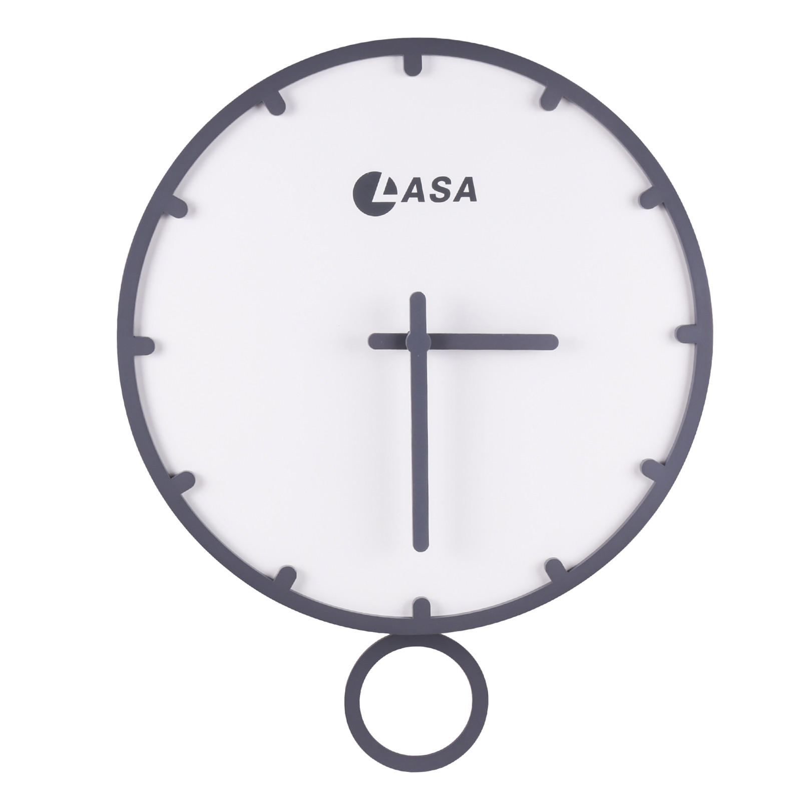 35cm Silent Wall Clock - Modern Minimalist Design, Sweep Movement for Bedroom & Office