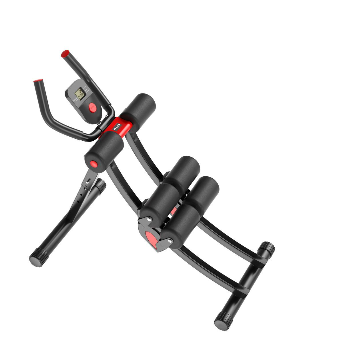 Foldable Ab Trainer - Crunch Assist with Head & Neck Support for Home Workouts