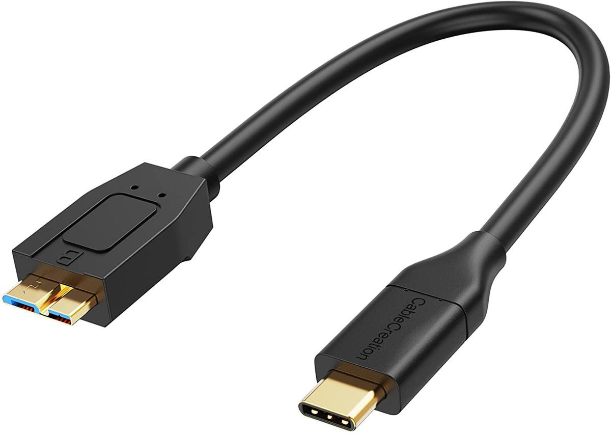CableCreation USB-C to Micro-B USB 3.1 Cable - 10Gbps for External Hard Drives