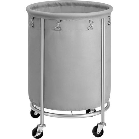110L Rolling Laundry Hamper - Large Basket with Wheels for Family Washing