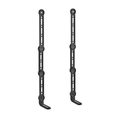 L-Shaped Soundbar Mount for 23" to 65" TVs - VESA 75x75 to 600x400, 3 Angle Positions