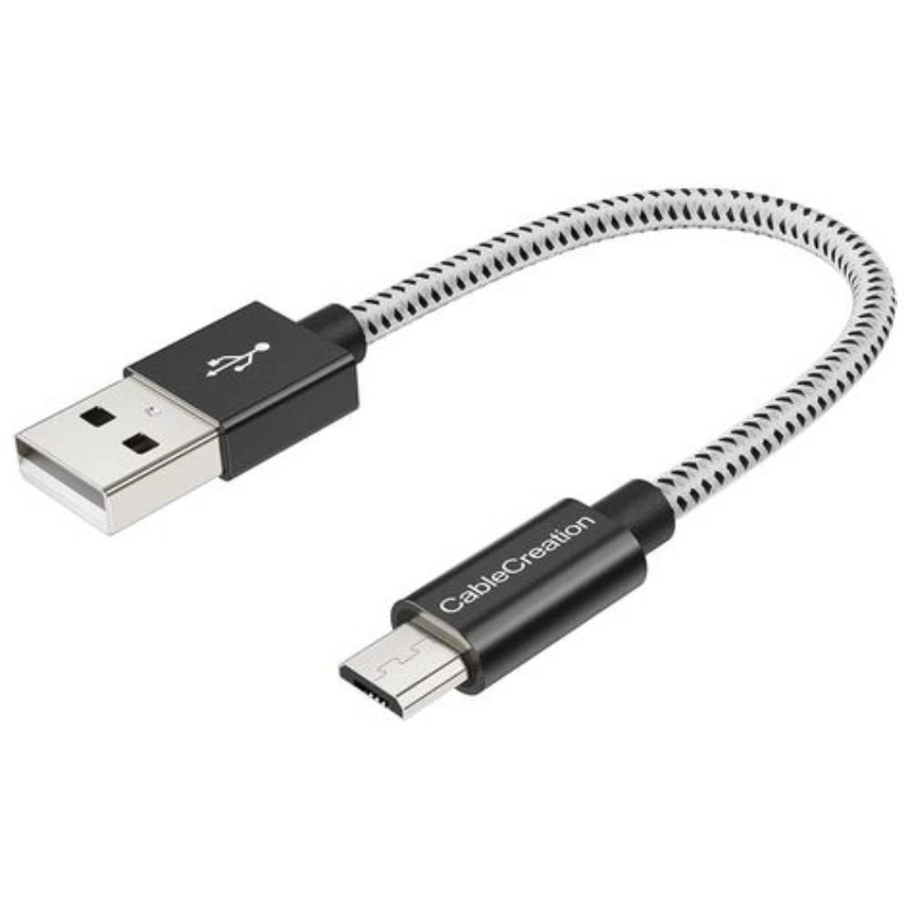 CableCreation Short Micro USB Charging Cable, 15cm - Fast Charge & High-Speed Data Sync
