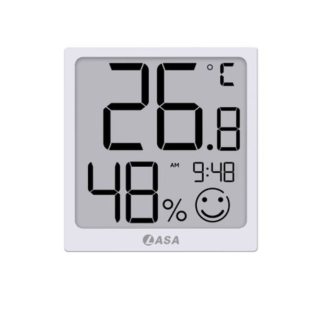 Indoor Temperature & Humidity Monitor - Large Digital Display for Home & Nursery
