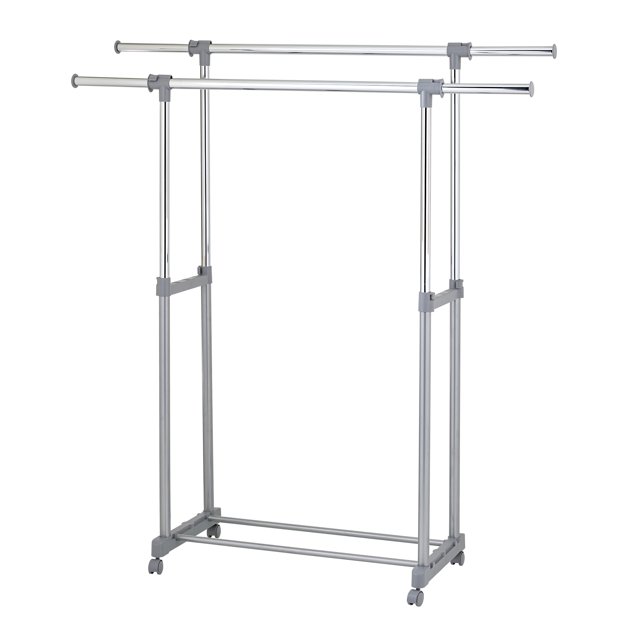 Adjustable Clothes Hanging Rack - Sturdy Compact Frame for Coats, Bags & Accessories