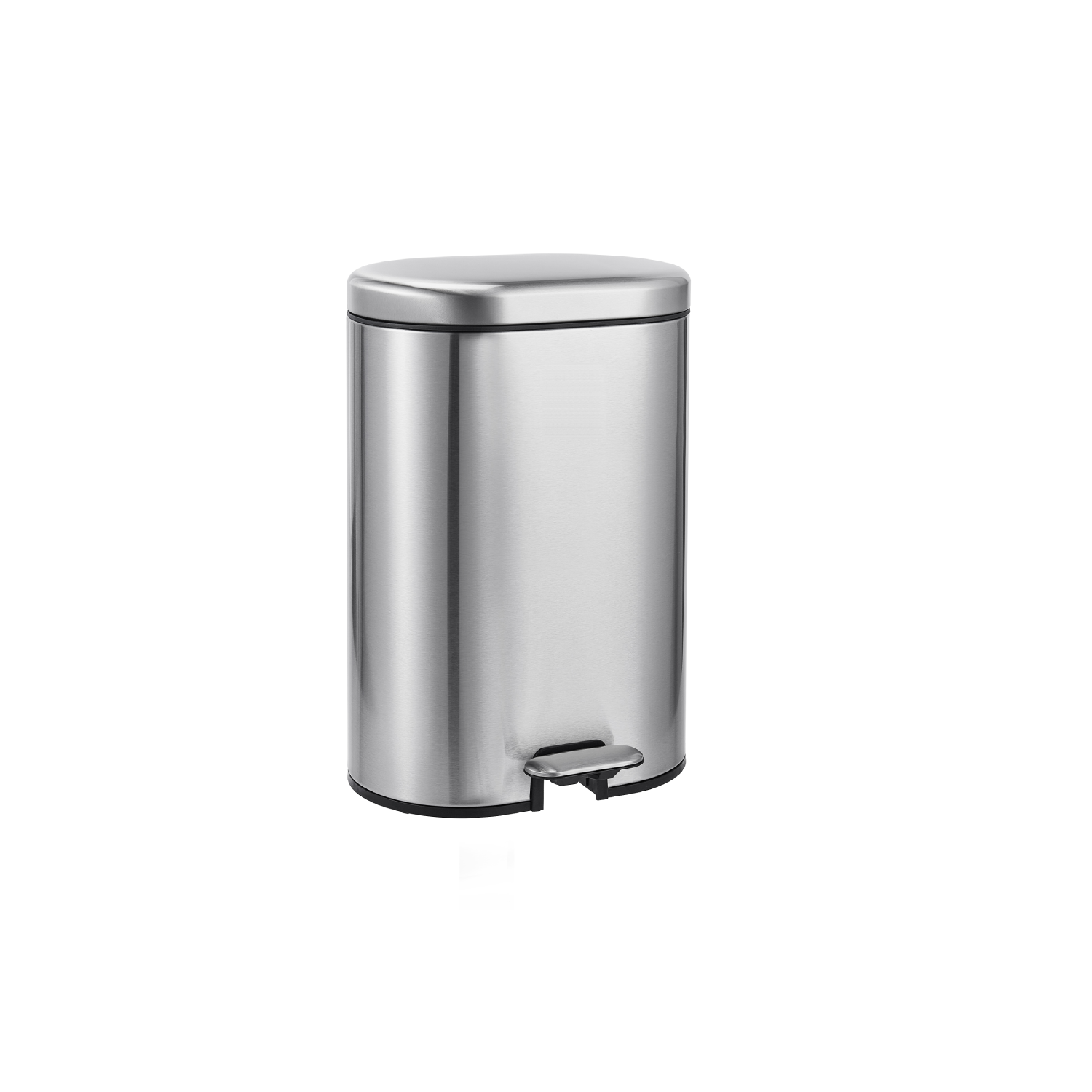 Stainless Steel Oval Pedal Bin, 30L - Soft Close, Kitchen & Bathroom