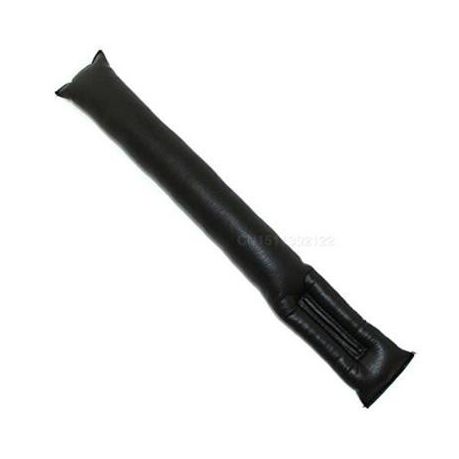 Car Seat Gap Filler Pad, Black - PU Leather, Stops Items Falling Between Seat & Console