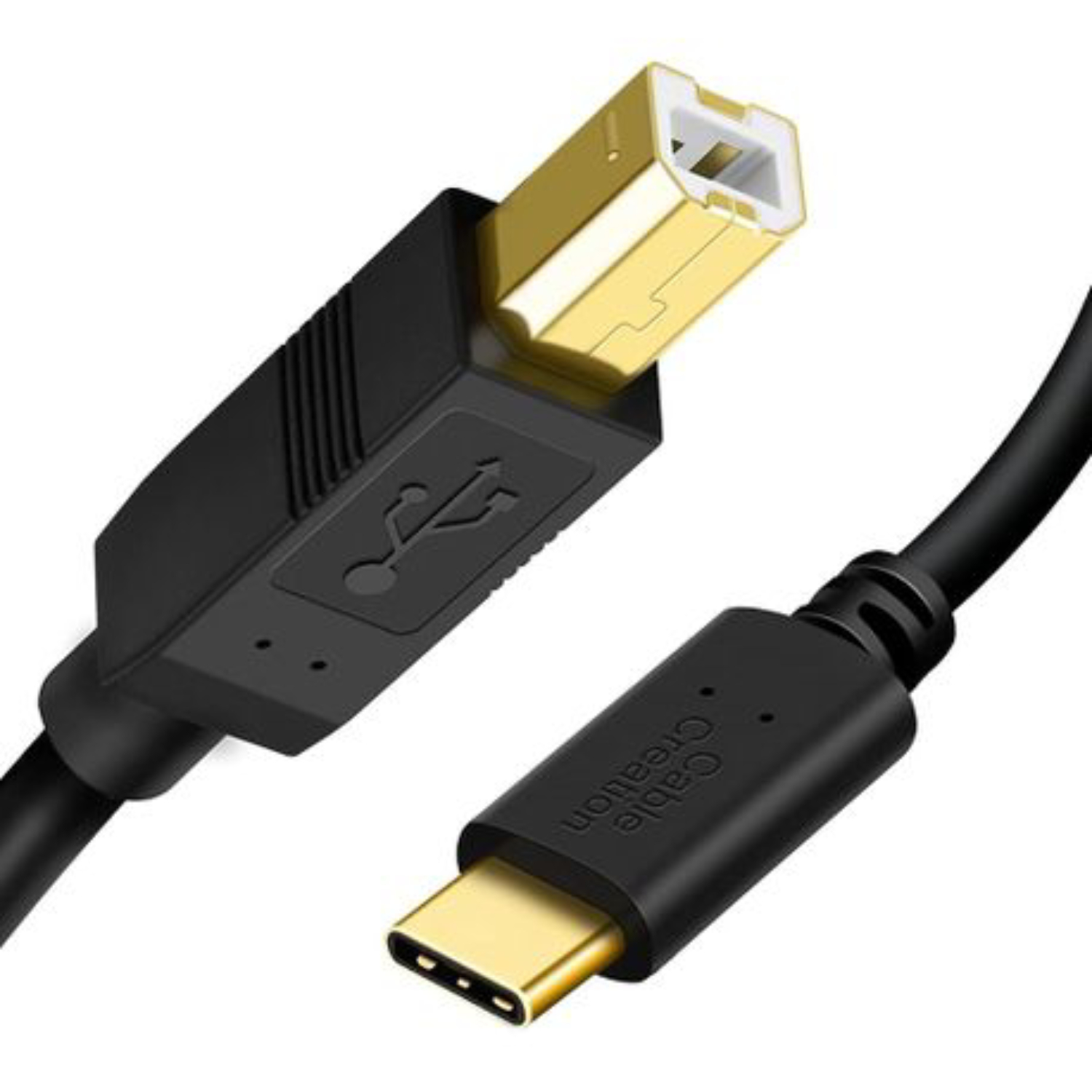 CableCreation USB-C to USB-B Printer Cable, 2m - for Printers, Scanners & MIDI Keyboards