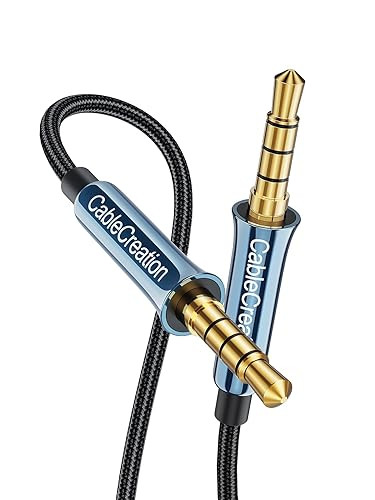 CableCreation 3.5mm AUX Audio Cable, Male to Male, 0.9m - for Phone, Car Stereo & Speakers