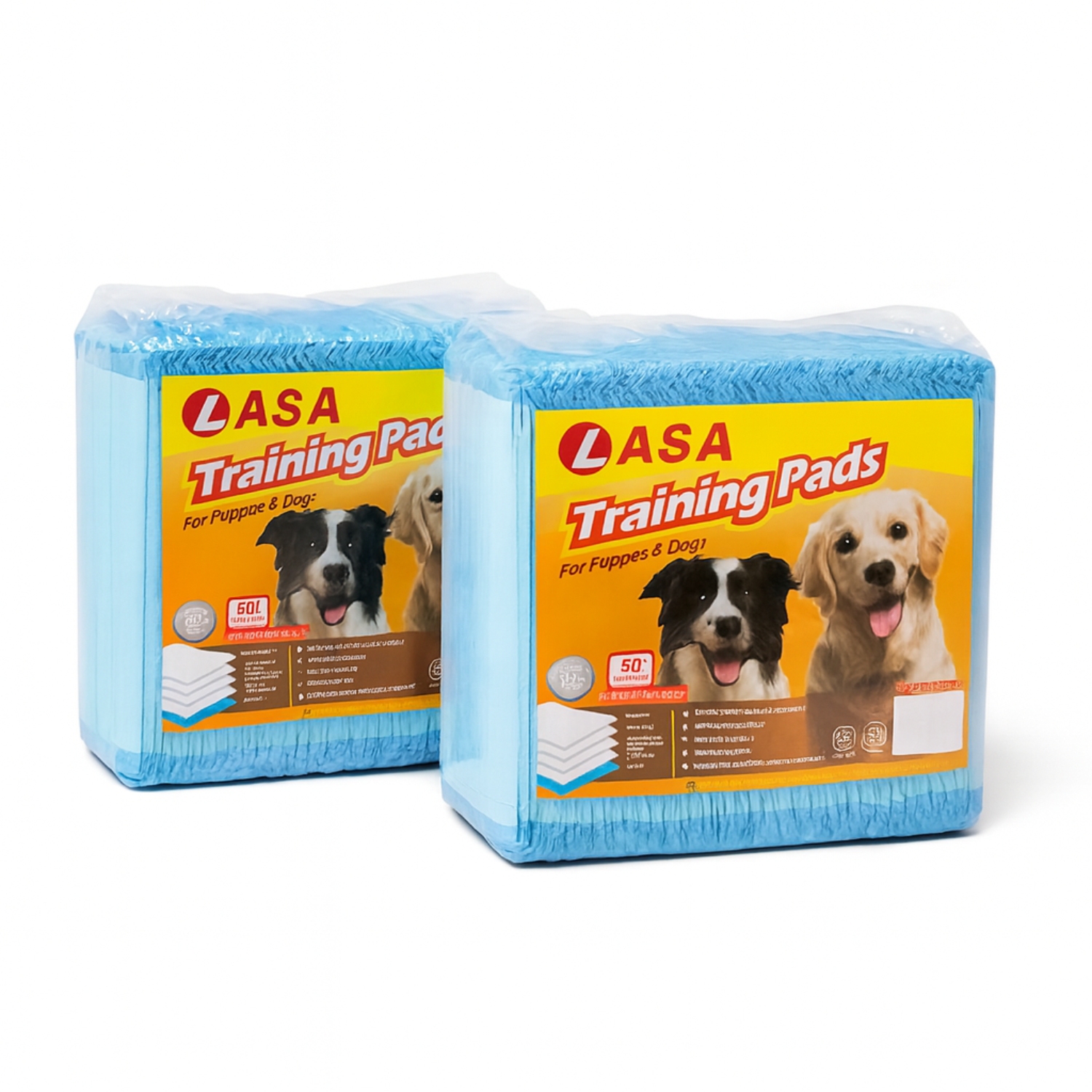 Puppy Training Pads, 100 Pads in 2 x 50-Packs - Extra-Large 90 x 75cm, 5-Layer Leak-Proof, for Crate