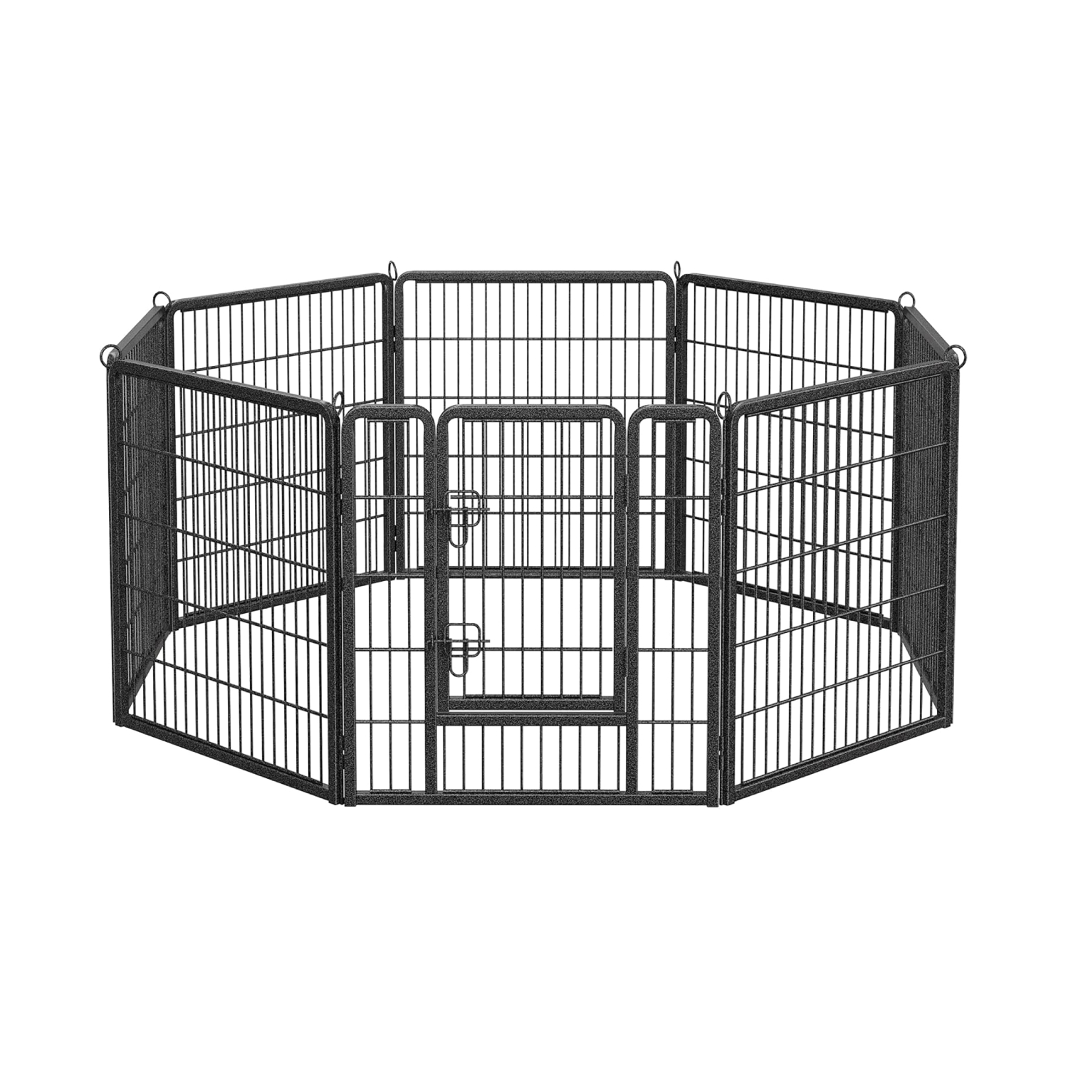 Foldable 8-Panel Pet Playpen - Indoor & Outdoor Play Space for Small-Medium Pets