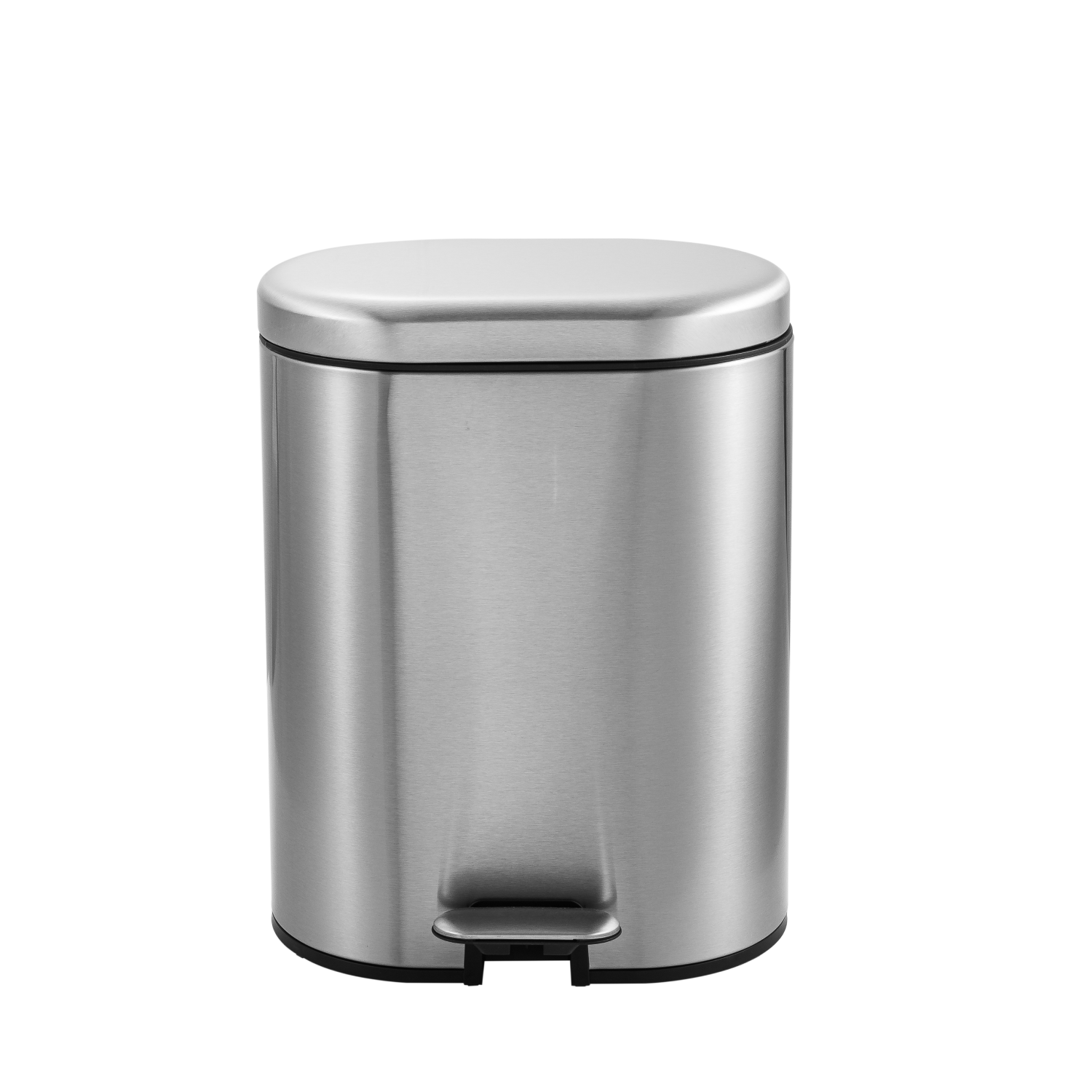 Stainless Steel Oval Pedal Bin, 12L - Soft Close, Kitchen & Bathroom