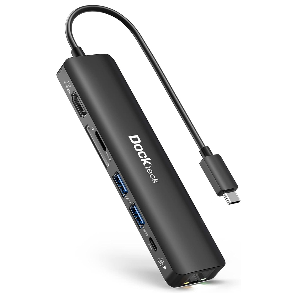 7-in-1 USB-C Dock - 4K 60Hz HDMI, USB Ports & PD Pass-Through Charging for Laptops