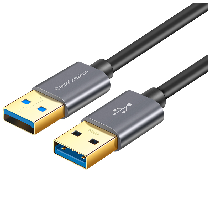 CE-LINK USB 3.0 Type-A to Type-A Cable, Male to Male, 2m - 5Gbps SuperSpeed