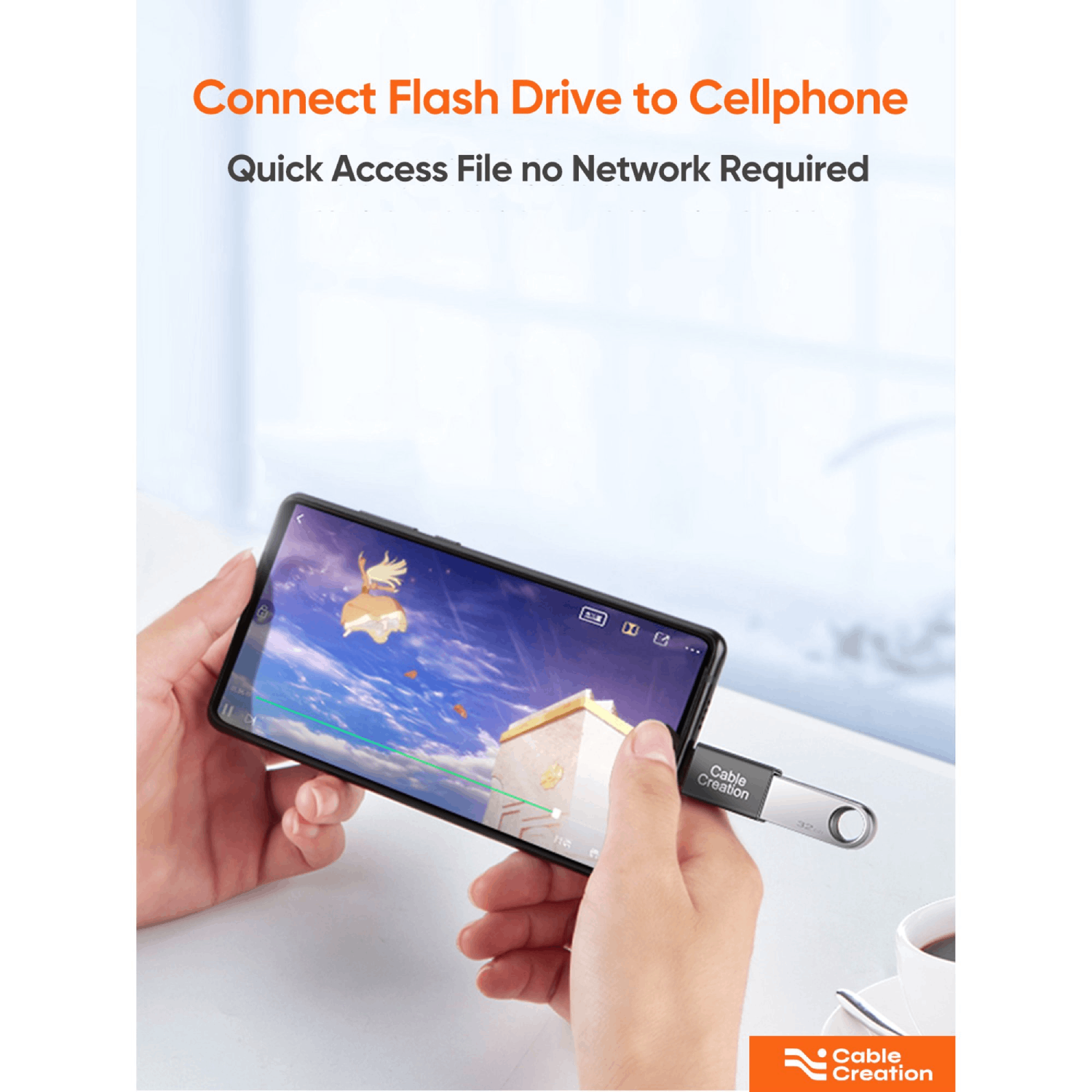 Lasa USB-C to USB 3.0 Female OTG Adapter - Connect USB-A Drives & Accessories to Laptop or Phone