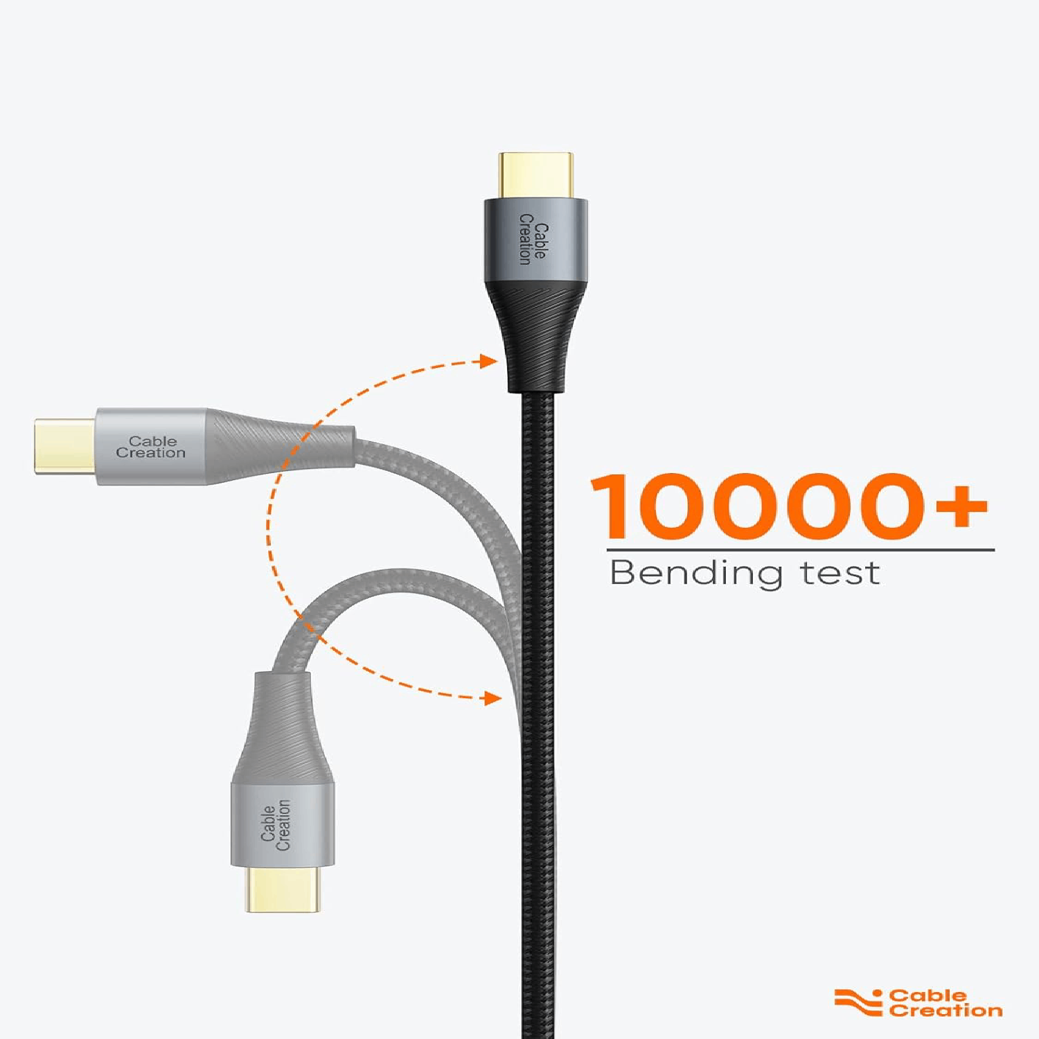 Lasa Braided USB-C to USB-A Charging Cable, 2m - 3A Charging, 480Mbps Data