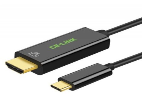 USB-C to HDMI Cable - 4K & 3D, Aluminium-Magnesium Braided Shielding